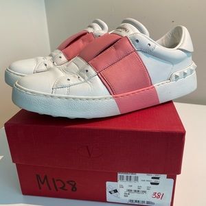 Valentino Rockstud Slip-on leather sneakers